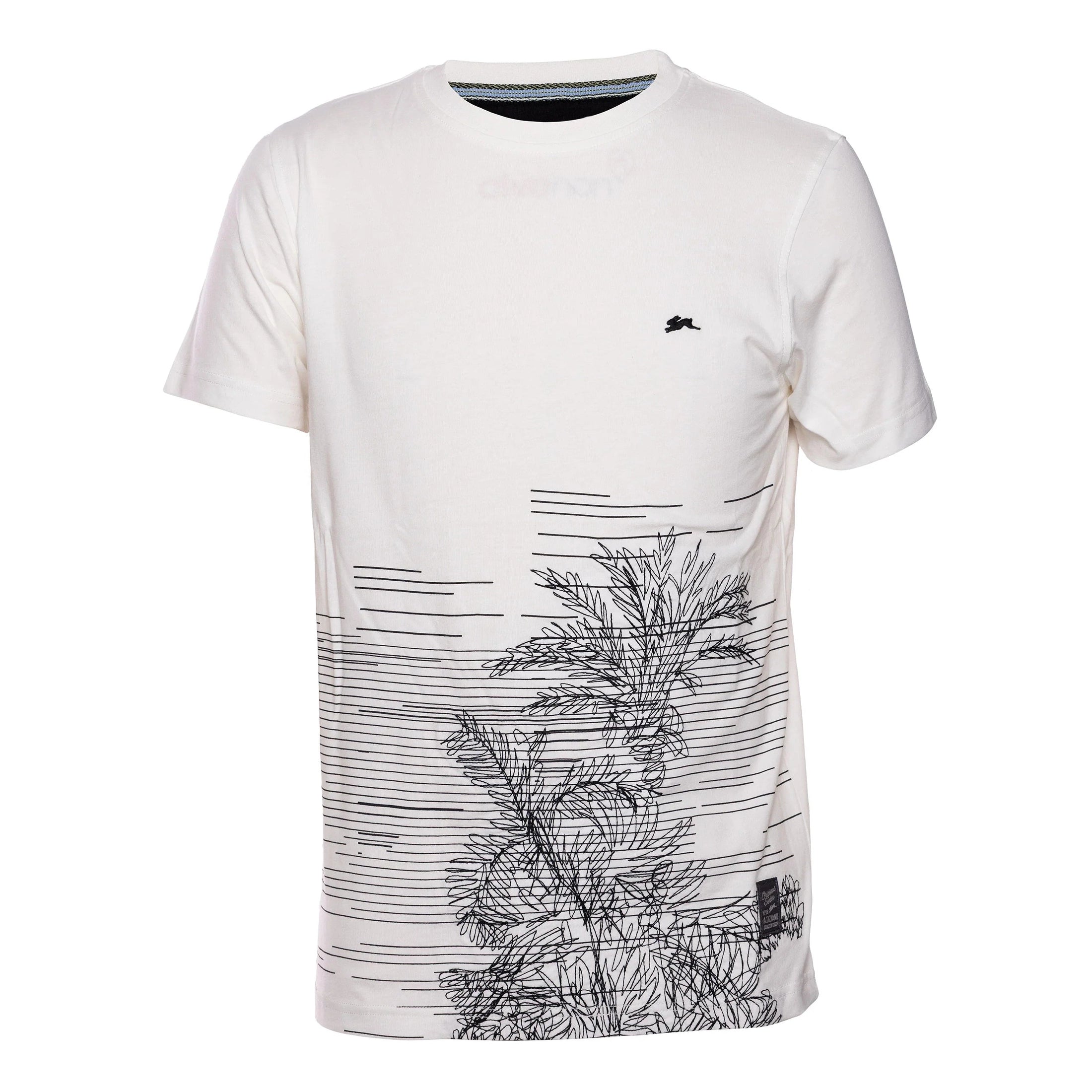 A TIZIANO ALFONZO GRAPHIC T-SHIRT-WHITE